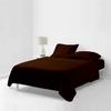 1000 Thread Count Bed Sheets 100% Egyptian Cotton Sheets Set - Full XL Size 54" X 80", Fits Mattress Upto 16-18 Inch Deep Pocket, Chocolate Solid view 1