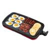 Dash Everyday Electric Griddle - Indoor Griddle for Versatile Cooking - Features Quick-Heating, Anti-Slip Feet, and Removable, Nonstick Plate - Red view 1