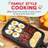 Dash Everyday Electric Griddle - Indoor Griddle for Versatile Cooking - Features Quick-Heating, Anti-Slip Feet, and Removable, Nonstick Plate - Red view 2