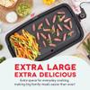 Dash Everyday Electric Griddle - Indoor Griddle for Versatile Cooking - Features Quick-Heating, Anti-Slip Feet, and Removable, Nonstick Plate - Red view 3