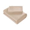 1000 Thread Count Bed Sheets 100% Egyptian Cotton Sheets Set - SplitKing Size 39" X 80", Fits Mattress Upto 16-18 Inch Deep Pocket, Beige Solid view 2