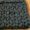 Daoyuan Coarse Woolen Blanket Hand-Woven Chunky Knitted Blanket Thick Home Decoration Luxury Comfortable Chenille Yarn Block Pet Bed Sofa Cushion Bedroom Throw Blanket view 1