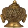 Exotic India Small Buddha Head - Tibetan Buddhist - Brass Statue view 4