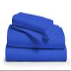 1000 Thread Count Bed Sheets 100% Egyptian Cotton Sheets Set - SplitKing Size 39" X 80", Fits Mattress Upto 16-18 Inch Deep Pocket, Royal Blue Solid view 2