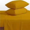 1000 Thread Count Bed Sheets 100% Egyptian Cotton Sheets Set - Queen Size 60" X 80", Fits Mattress Upto 16-18 Inch Deep Pocket, Gold Solid view 2