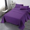 1000 Thread Count Bed Sheets 100% Egyptian Cotton Sheets Set - RV ShortKing Size 72" X 75", Fits Mattress Upto 16-18 Inch Deep Pocket, Purple Solid view 1
