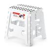 ACSTEP 13 inch Height Premium Heavy Duty Foldable Stool for Adults, Kitchen Garden Bathroom Stepping Stool White view 1