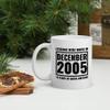 Awesome Gift For 16Th Birthday The Legends Born In December 2005 11Oz White Ceramic Mug view 2