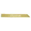 Shimmering Gold Bachelorette Satin Sash - 1pc view 1