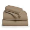1000 Thread Count Bed Sheets 100% Egyptian Cotton Sheets Set - Queen Size 60" X 80", Fits Mattress Upto 16-18 Inch Deep Pocket, Taupe Solid view 2
