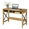 Convenience Concepts Durango Desk with Charging Station, 42", English Oak/Black view 1