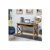 Convenience Concepts Durango Desk with Charging Station, 42", English Oak/Black view 2