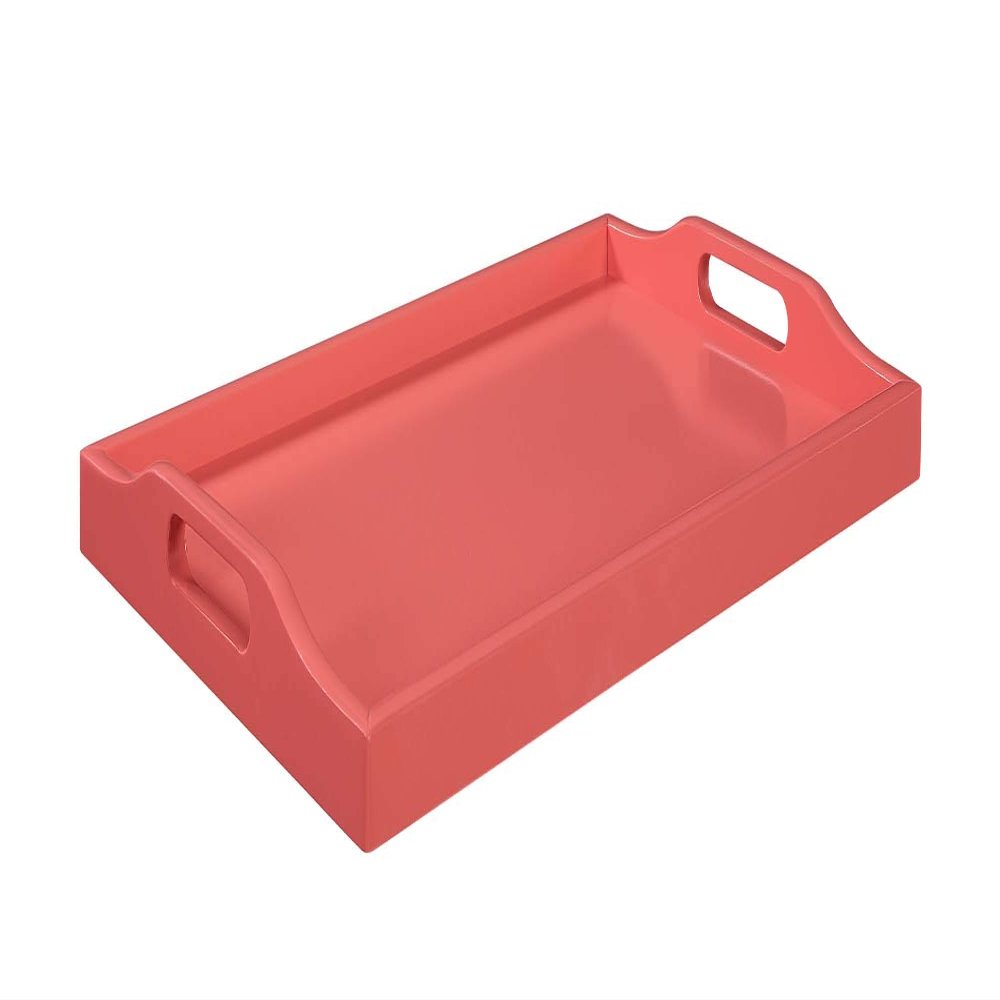 Convenience Concepts Designs2Go Serving Tray, Coral