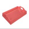 Convenience Concepts Designs2Go Serving Tray, Coral view 1