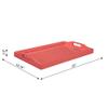 Convenience Concepts Designs2Go Serving Tray, Coral view 3