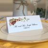Grapes and Peach Roses Swag Place Cards, Set of 150, Pre-cut and Scored - Wedding, Party, Dinner, and Special Events - Made in the USA view 1