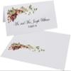 Grapes and Peach Roses Swag Place Cards, Set of 150, Pre-cut and Scored - Wedding, Party, Dinner, and Special Events - Made in the USA view 2