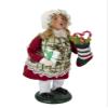 Byers' Choice Stockings Family Girl Caroler Figurine 1217G from The Specialty Families Collection (New 2021) view 2