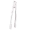 [144 PACK] 12 inch Heavy Duty Clear Serving Tongs - Plastic Disposable Salad Tongs - High Heat Plastic, Catering, Salads, Bakery, Buffets, BBQ, Ice, Hot and Cold Foods by EcoQuality (12") view 1