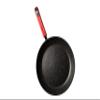 Millvado 11" Nonstick Frying Pan: Large Skillet With Heavy Duty Non Stick Coating - Red Silicone Handle - Induction Compatible Frypans view 1