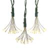 Kurt S. Adler 75-Light Cluster Lights and Warm White Twinkle LED Lights with Green Wire view 1