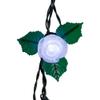 Kurt S. Adler UL 10-Light Cool White Frost White Rose Light Set view 4