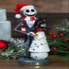 11-Inch Disney Nightmare Before Christmas Jack Skellington with Snowman Nutcracker view 2