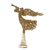 Kurt S. Adler 8.7-Inch Plastic Glittered Gold Angel Tree Topper view 1