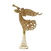 Kurt S. Adler 8.7-Inch Plastic Glittered Gold Angel Tree Topper view 2
