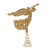 Kurt S. Adler 8.7-Inch Plastic Glittered Gold Angel Tree Topper view 4