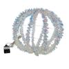 Kurt S. Adler 12-Inch Multi-Color LED Tinsel Foldable Sphere view 3