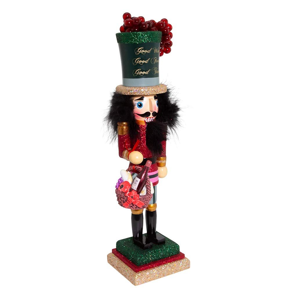 Kurt S. Adler 14-Inch Hollywood Wine Nutcracker