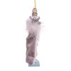 Kurt S. Adler 6-Inch Hollywood White and Silver Swarovski King Nutcracker Ornaments view 3