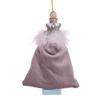 Kurt S. Adler 6-Inch Hollywood White and Silver Swarovski King Nutcracker Ornaments view 4
