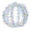 Kurt S. Adler 6-Inch Warm White LED Tinsel Foldable Sphere view 2