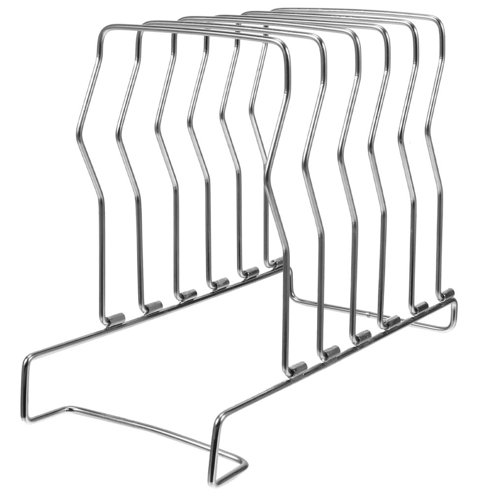 Garneck 304 Stainless Steel Steak Rack with 6 Dividers Detachable Sous Vide Rack Holder for Steak Cooking and Meat Storage 7.08X6.29X3.74 Inches