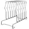 Garneck 304 Stainless Steel Steak Rack with 6 Dividers Detachable Sous Vide Rack Holder for Steak Cooking and Meat Storage 7.08X6.29X3.74 Inches view 1