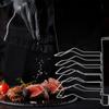 Garneck 304 Stainless Steel Steak Rack with 6 Dividers Detachable Sous Vide Rack Holder for Steak Cooking and Meat Storage 7.08X6.29X3.74 Inches view 3