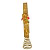 Kurt S. Adler 12-Inch 45-Light Gold Star Tree Topper with Bell view 3