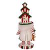 Kurt Adler Hollywood Nutcracker, LED Gingerbread House Hat, 15in view 4