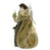 Kurt S. Adler 16-Inch UL 10-Light Ivory and Gray Angel Tree Topper view 3