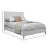Alpine Furniture Flynn Platform, Full, Gray view 2
