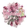 Artisan Flamingo Beach, Coastal Wreath for Front Door Outside or Inside Decorations. Very Full, Made with Weather Resistant Jute & Mesh. view 1