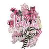 Artisan Flamingo Beach, Coastal Wreath for Front Door Outside or Inside Decorations. Very Full, Made with Weather Resistant Jute & Mesh. view 3