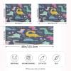 KEEPREAL Cute Funny Kids Dinosaurs Satin Pillowcase for Hair and Skin Silk Pillowcase - Satin Pillow Covers with Envelope Closure, King Size(20x40 inches) view 2