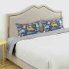 KEEPREAL Cute Funny Kids Dinosaurs Satin Pillowcase for Hair and Skin Silk Pillowcase - Satin Pillow Covers with Envelope Closure, King Size(20x40 inches) view 3