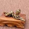 BESPORTBLE 1pc Brass Lady Sculpture Pen Holder Chinese Calligraphy Brush Holder Elegant Office Stationery Desk Decor Multi-Functional Ancient for Home Office view 2