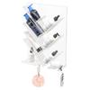 AITEE Acrylic Shower Caddy Organizer for Bathroom, Clear Shampoo Holder Organizer Shelf Wall Mounted, No Drilling and Rustproof, Sturdy and Durable view 1