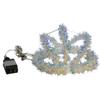 Kurt S. Adler 8-Inch Warm White LED Tinsel Foldable Sphere view 3