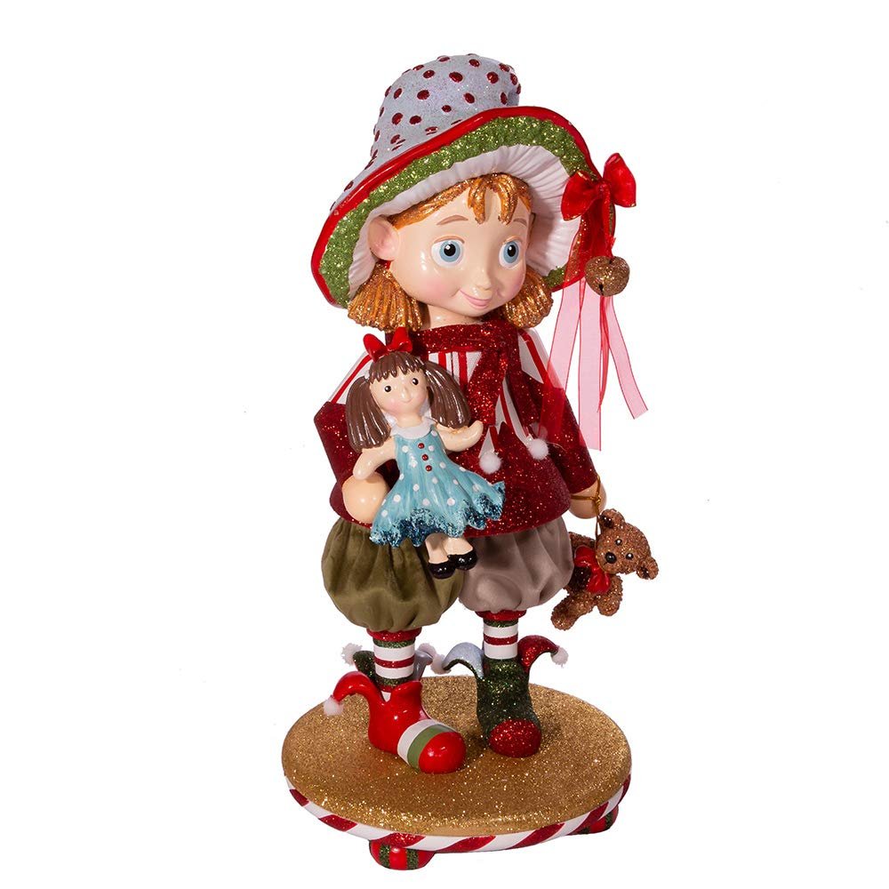 Kurt S. Adler 15-Inch Hollywood Girl Elf Nutcracker